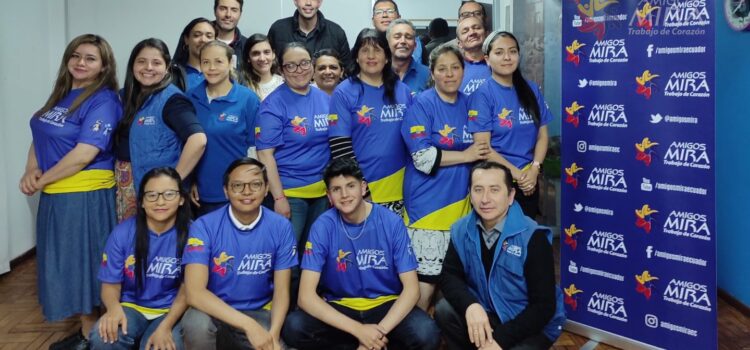 La felicidad de la Causa Ayudar llegó al Albergue San Antonio de la Mitad del Mundo en Quito.